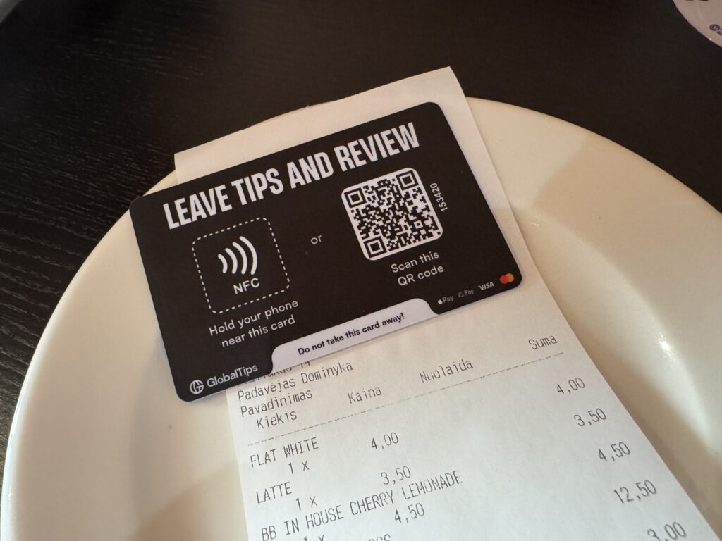 Kartička na spropitné