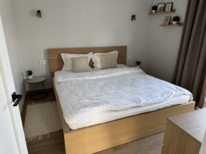 Naše ubytování ve Vilniusu: ložnice