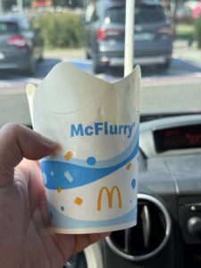Pistáciové McFlurry