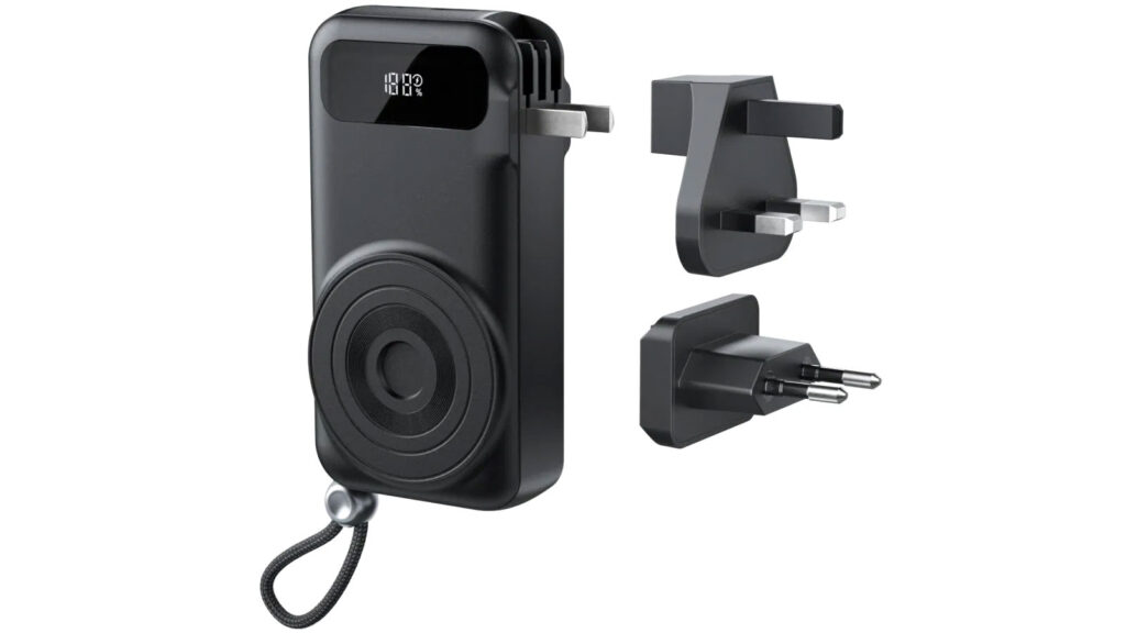 Powerbanka Vention 5-in-1 v černé barvě