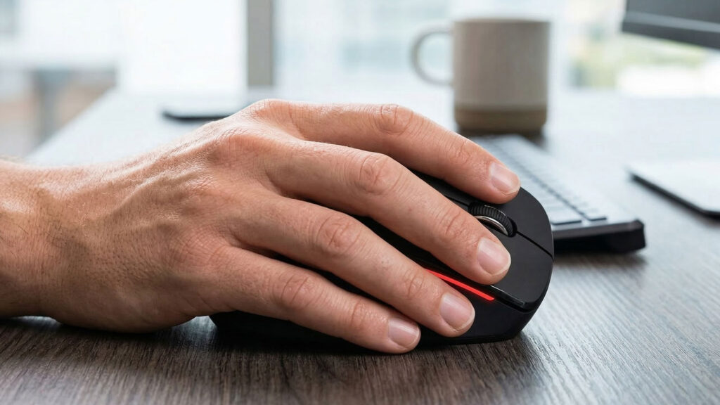 Zásadní výhodou vertikálních modelů je přirozený úchop