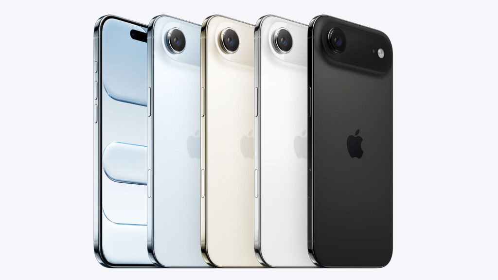iPhone Air je stylovka ve čtyřech barvách