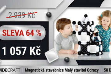 Magnetická stavebnice GuideCraft zlevnila o 64 %. Teď stojí jen 1057 Kč