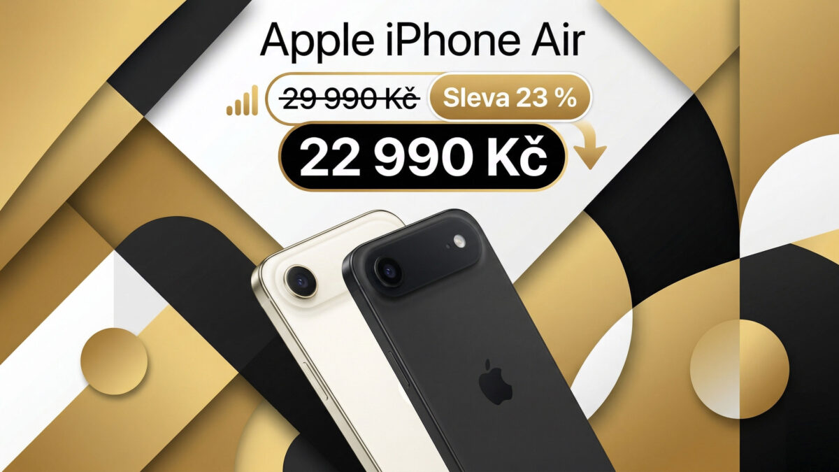 Tenký iPhone Air zlevnil o 7000 Kč. Aktuálně ho na Alze můžete koupit za 22 990 Kč