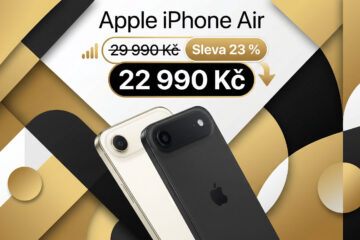 Tenký iPhone Air zlevnil o 7000 Kč. Aktuálně ho na Alze můžete koupit za 22 990 Kč