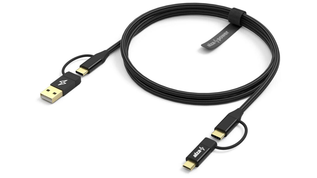 Datový a nabíjecí kabel AlzaPower MultiCore 4in1