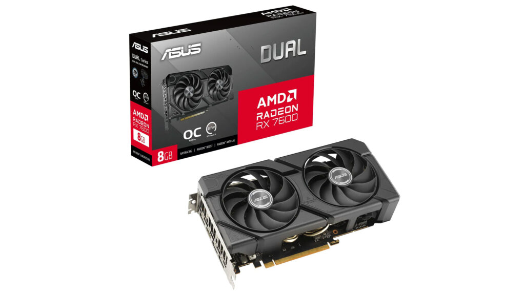 Grafická karta ASUS DUAL Radeon RX 7600 8G OC EVO