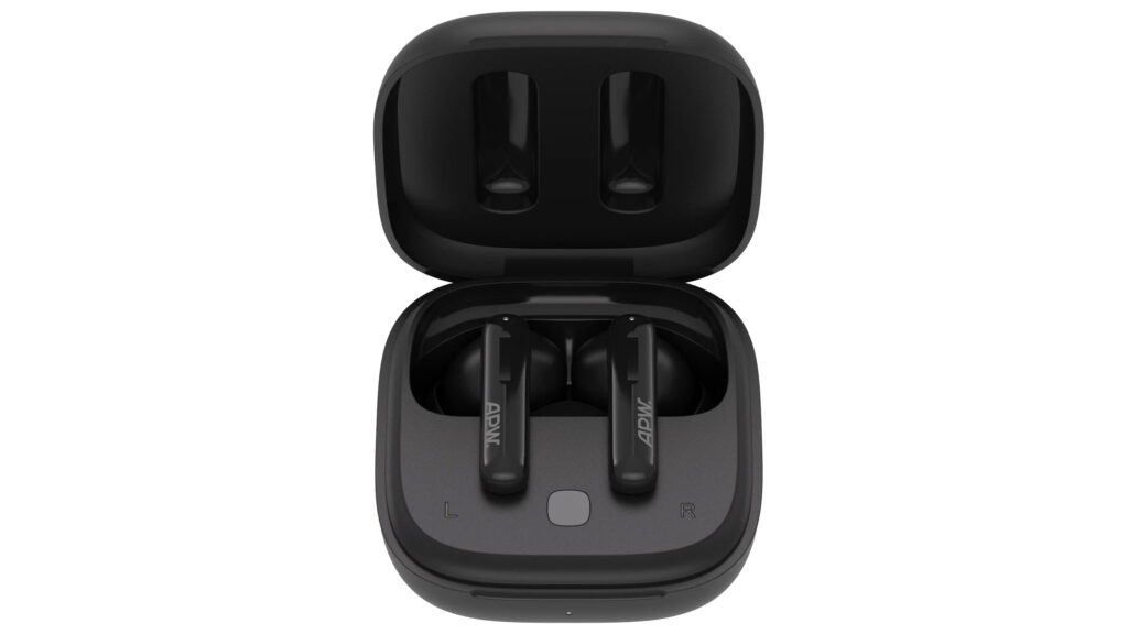 Sluchátka v nabíjecím pouzdru