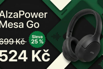 Bezdrátová sluchátka AlzaPower Mesa Go můžete mít s kódem o čtvrtinu levněji