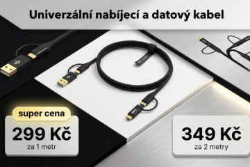 Jeden kabel pro všechno. S AlzaPower MultiCore 4in1 nemusíte řešit konektory. Stojí jen 299 Kč