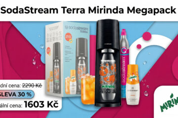 SodaStream Terra je teď se slevovým kódem o 30 % levnější. Užijte si jaro a léto plné bublinek!
