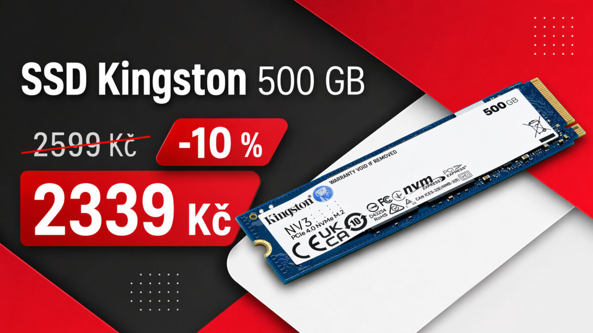 SSD Kingston je na Alze ve slevě! Zrychlete si postarší notebook nebo počítač