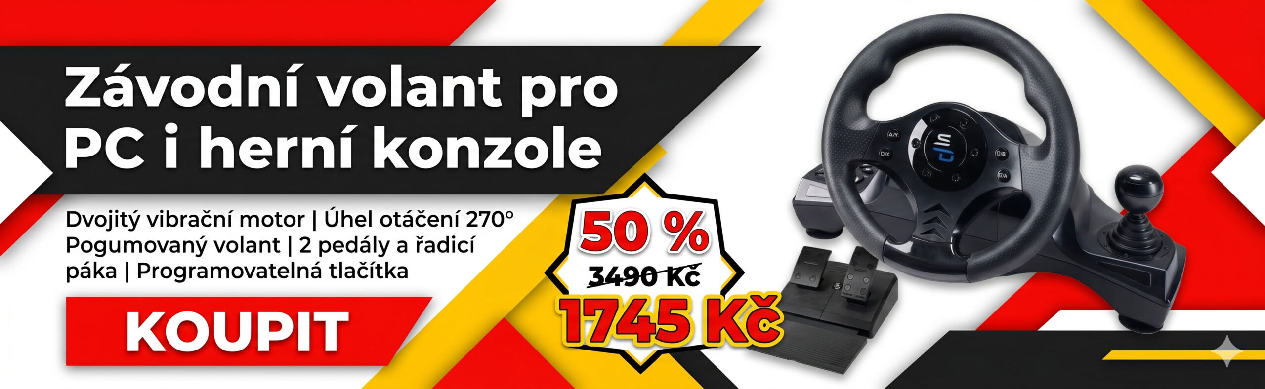 Závodní volant Superdrive