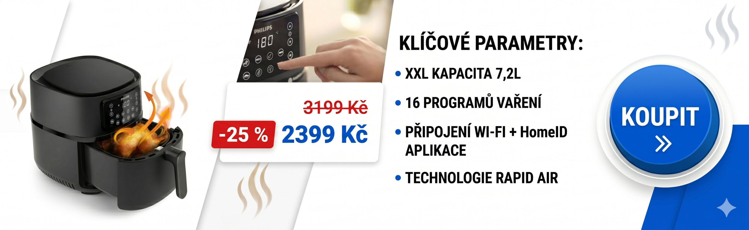 Horkovzdušná fritéza Philips