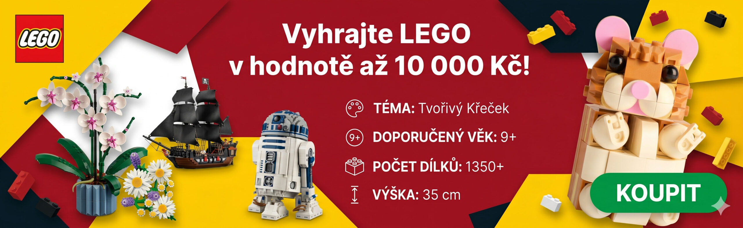 Vyhrajte LEGO v hodnotě až 10 000 Kč!