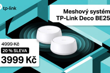 Meshový systém TP-Link Deco BE25 zlevnil o 1000 Kč. Nabídne Wi-Fi 7 a pokryje větší domácnosti