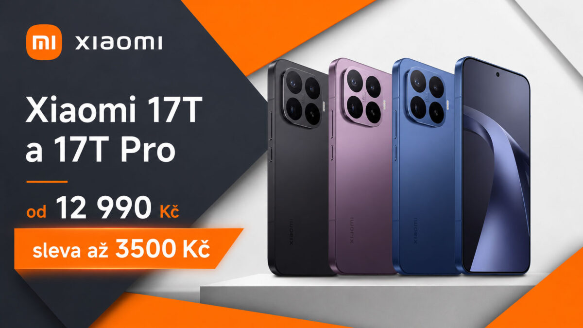 Nové Xiaomi 17T a 17T Pro můžete mít se slevou až 3500 Kč. K tomu jako dárek koloběžku nebo tablet