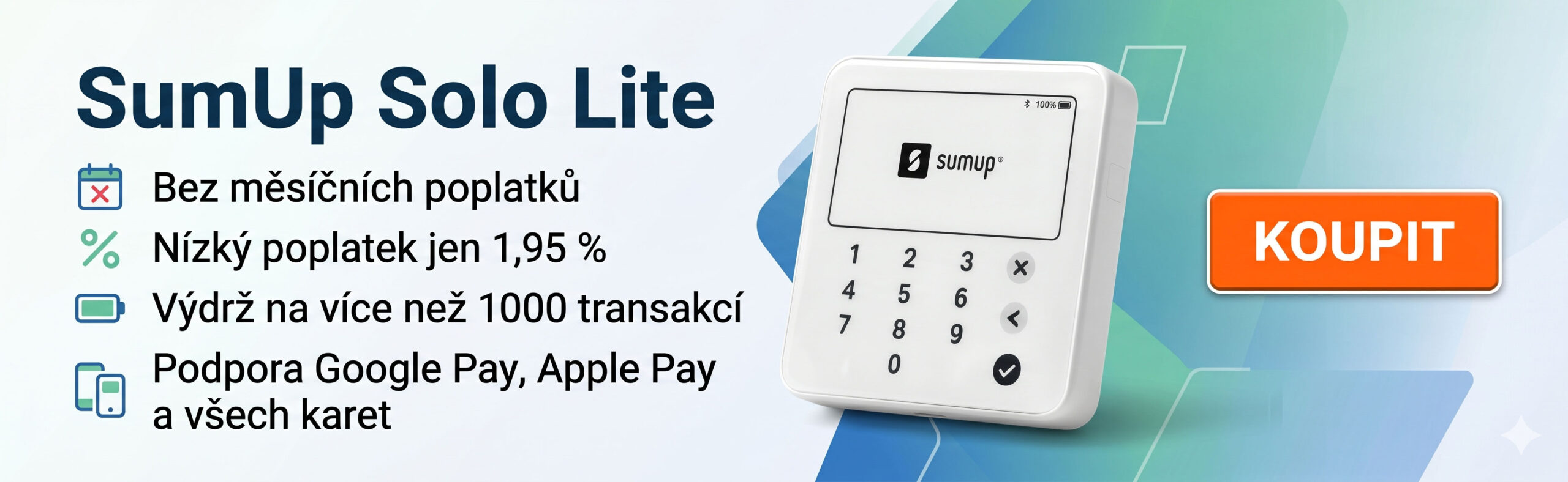 Platební terminál SumUp Solo Lite Platební terminál SumUp Solo Lite
