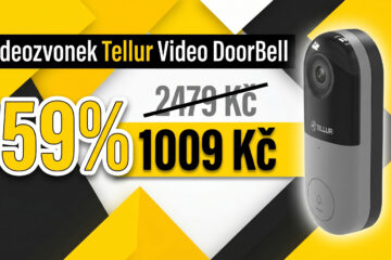 Videozvonek Tellur Video DoorBell zlevnil o 59 %. Stojí 1009 Kč a lze ho ovládat z aplikace