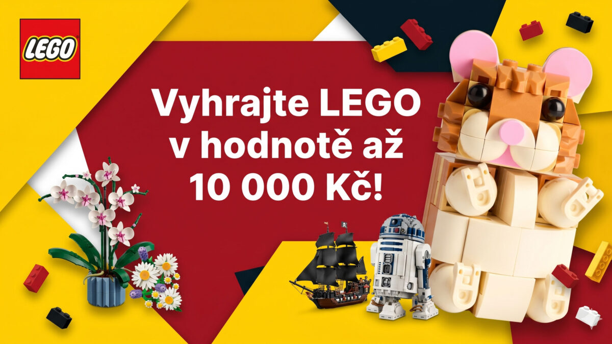 Vyhrajte LEGO v hodnotě až 10 000 Kč! Do soutěže stačí nakoupit za 500 Kč a vyplnit formulář