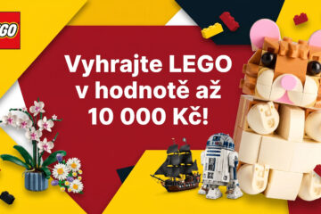 Vyhrajte LEGO v hodnotě až 10 000 Kč! Do soutěže stačí nakoupit za 500 Kč a vyplnit formulář