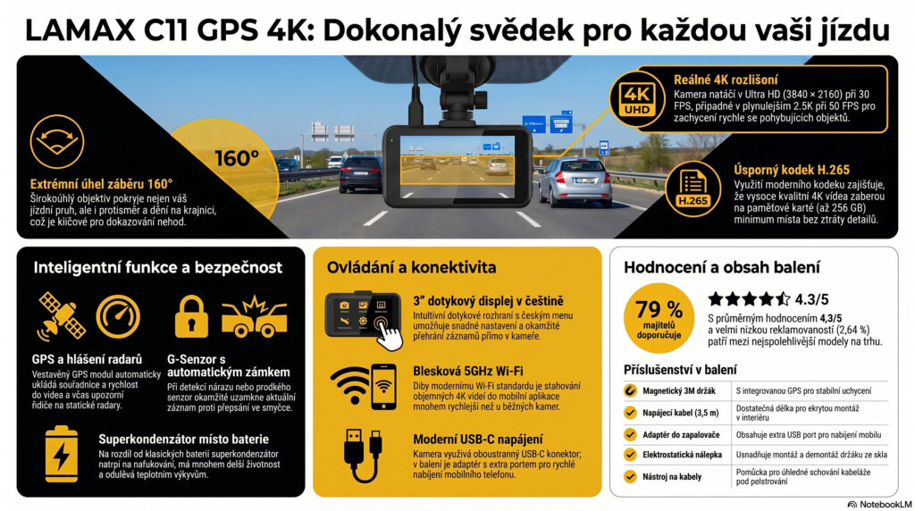 Dokonalý svědek pro každou jízdu