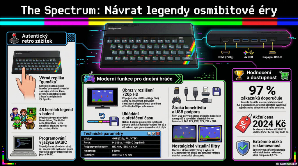 Moderní verze klasické herní konzole