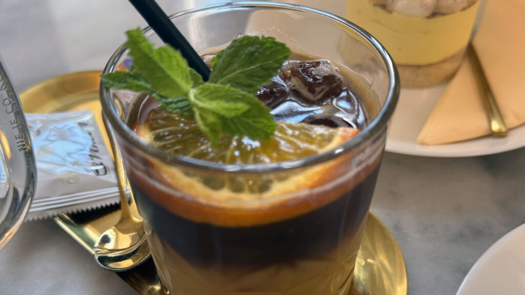 Orange espresso