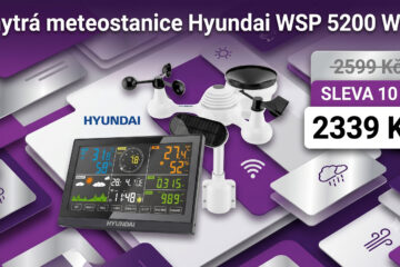 Chytrá meteostanice Hyundai WSP 5200 WIFI se slevou 10 %