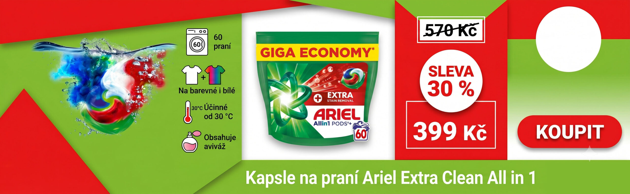 Kapsle na praní Ariel