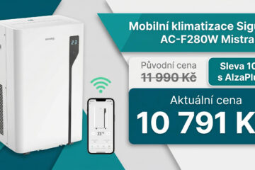 Mobilní klimatizace Siguro AC-F280W Mistral 12 vychladí místnosti s plochou až 25 m²