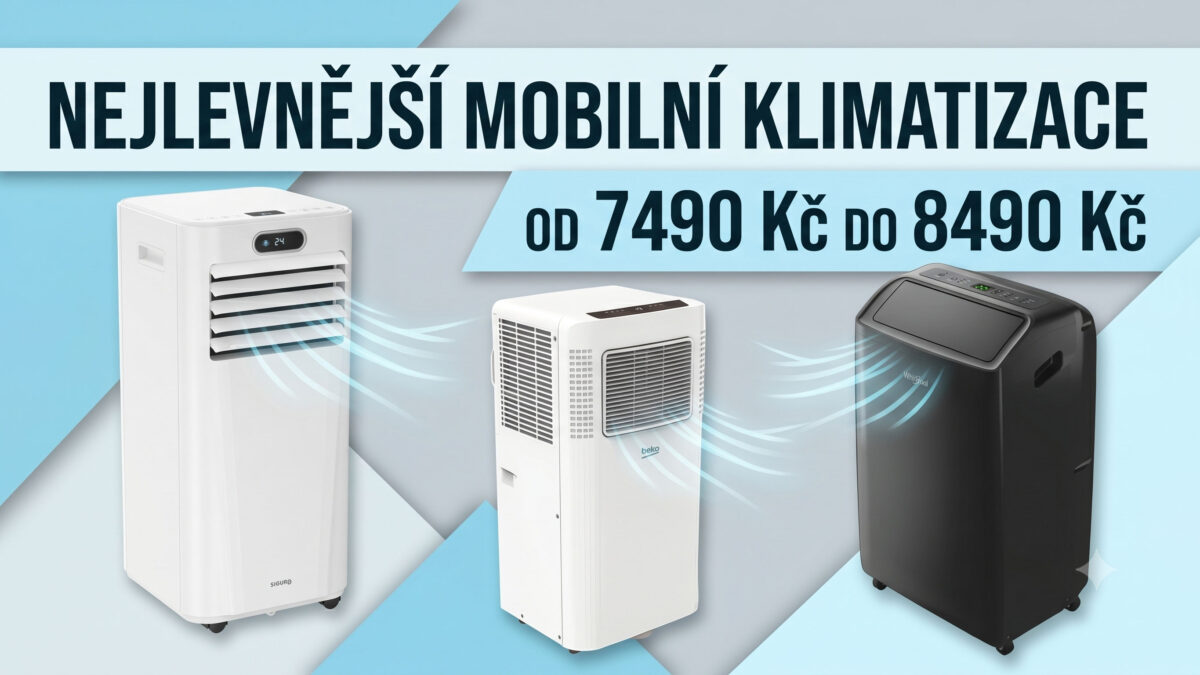 Nejlevnější mobilní klimatizace na Alze začínají na 7490 Kč. Představujeme Siguro, Beko a Whirlpool