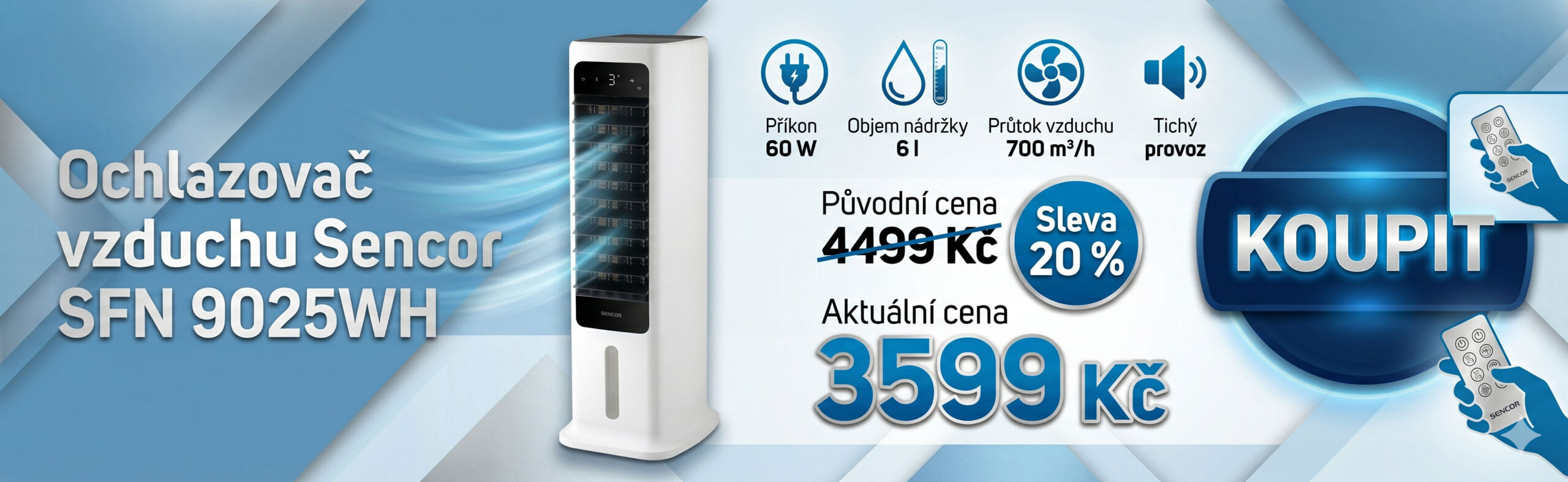 Ochlazovač vzduchu Sencor