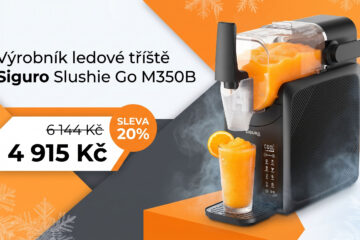Pořád je vám vedro? Výrobník ledové tříště Siguro zlevnil o 20 %. Stojí 4915 Kč a umí i frappé