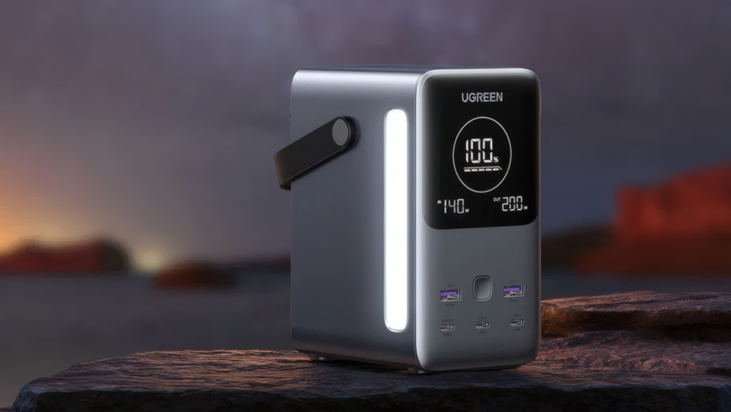 Powerbanka podporuje obousměrné nabíjení PD 3.1 s výkonem až 140 W