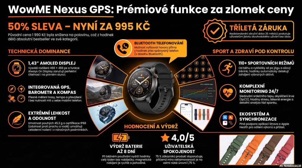 Chytré hodinky s funkcí GPS