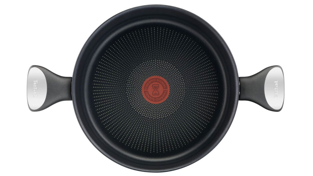 Kastrol Tefal má indikátor Thermo-Signal
