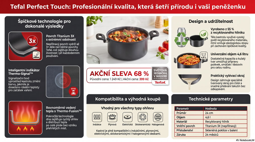 Kvalitní kastrol s vysokou odolností