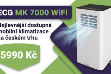 Mobilní klimatizace ECG stojí jen 5990 Kč. Připravte se na další vlnu tropických teplot!