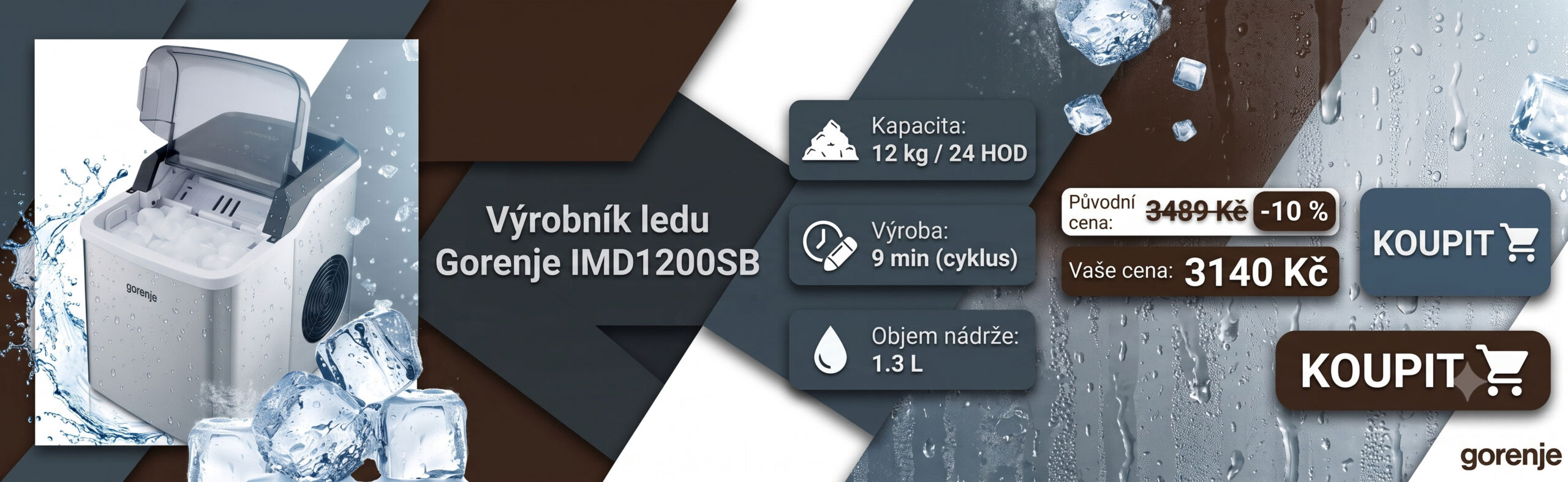 Výrobník ledu Gorenje