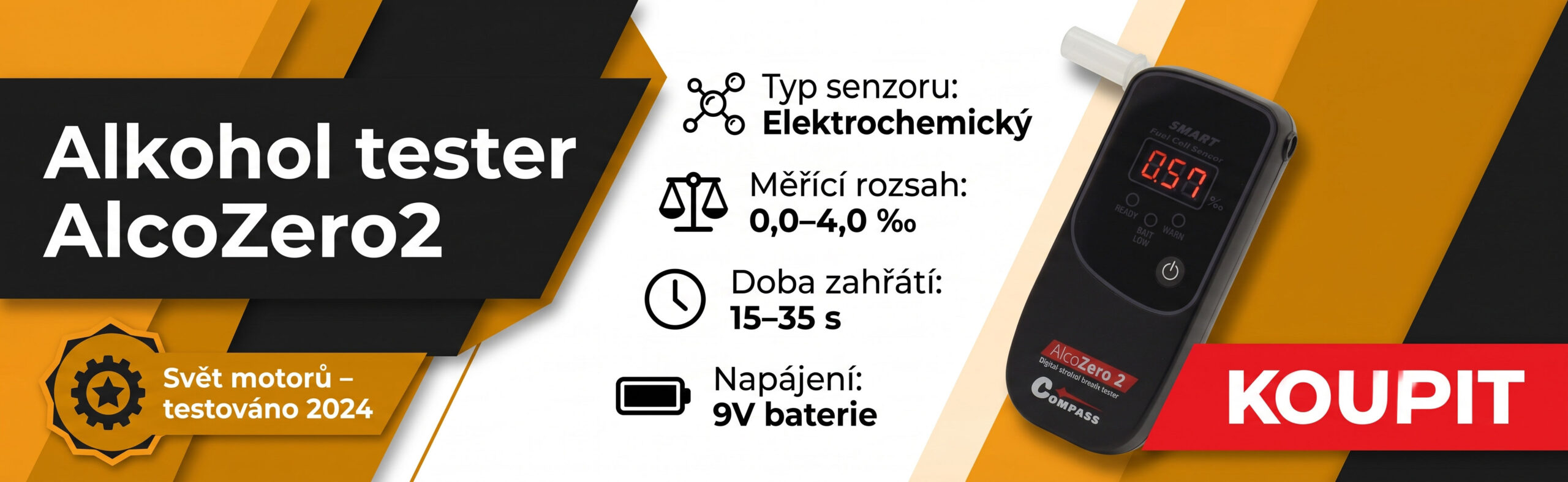 Alkohol tester AlcoZero2