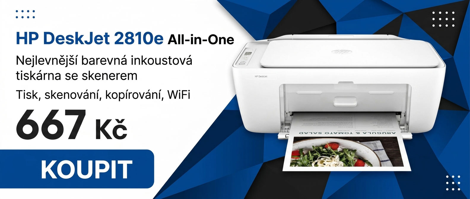 Barevná inkoustová tiskárna HP DeskJet 2810e Barevná inkoustová tiskárna HP DeskJet 2810e