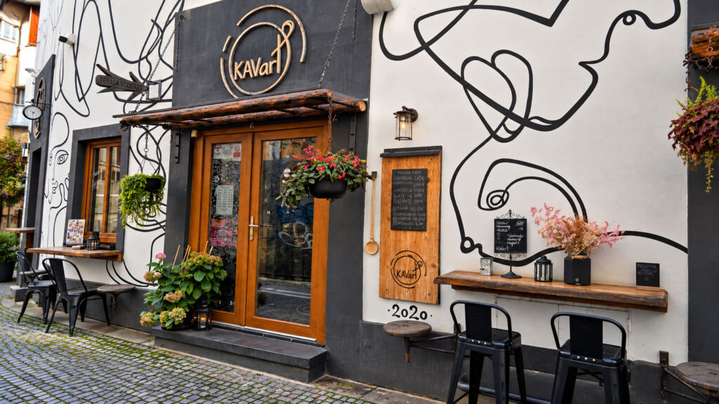 Exteriér kavárny