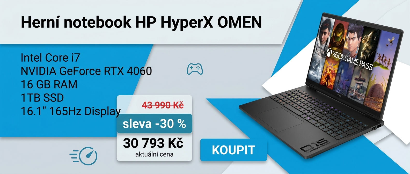 Herní notebook HP HyperX OMEN