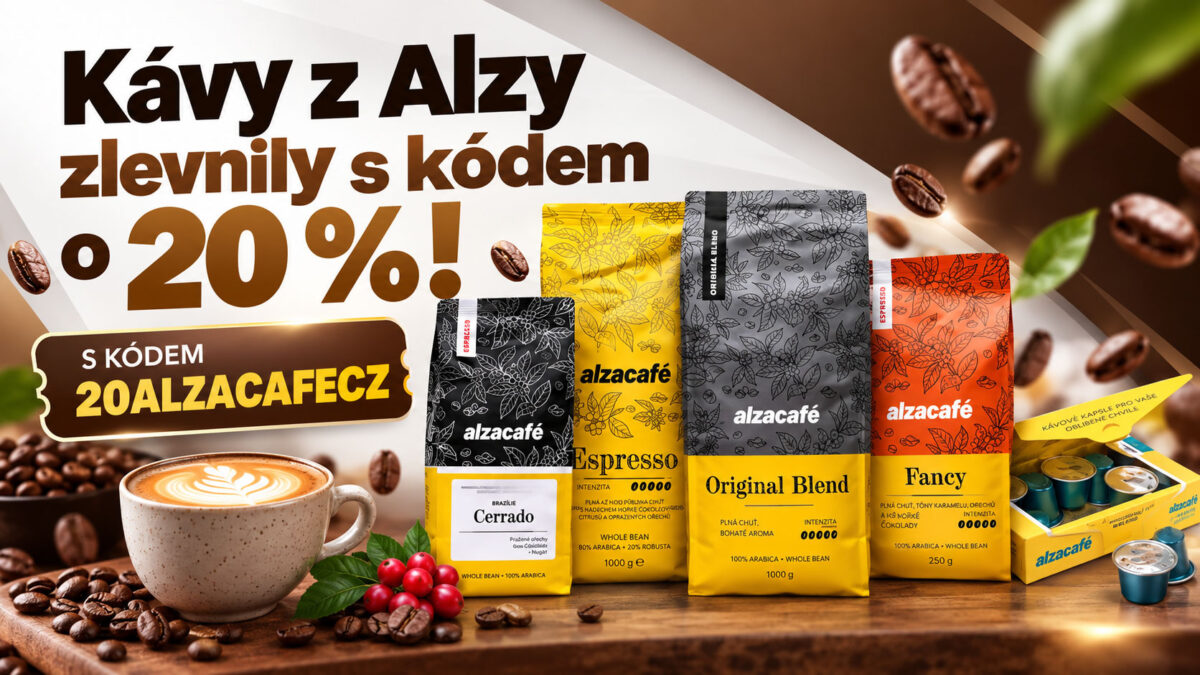 Kávy z Alzy zlevnily s kódem o 20 %! Dopřejte si svou dávku kofeinu se slevou!