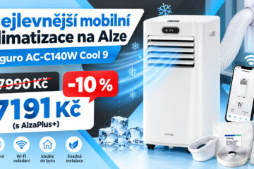 Nejlevnější mobilní klimatizace na Alze stojí 7990 Kč. Nečekejte na letní vedra, až se zase vyprodají!