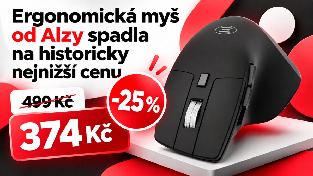 Neutrácejte za Logitech MX Master! Ergonomická myš od Alzy spadla na historicky nejnižší cenu 374 Kč