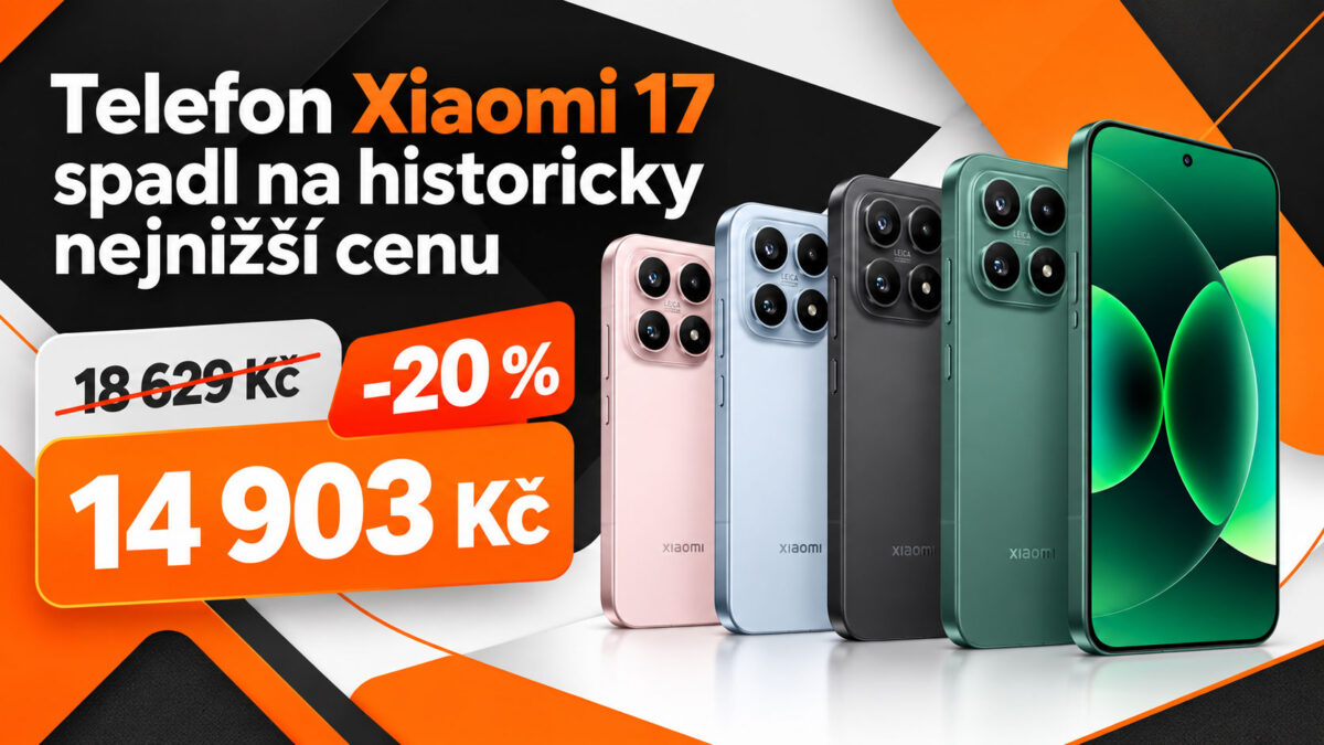 Vlajková loď Xiaomi 17 spadla na historicky nejnižší cenu. Na Alze s kódem teď stojí od 14 903 Kč